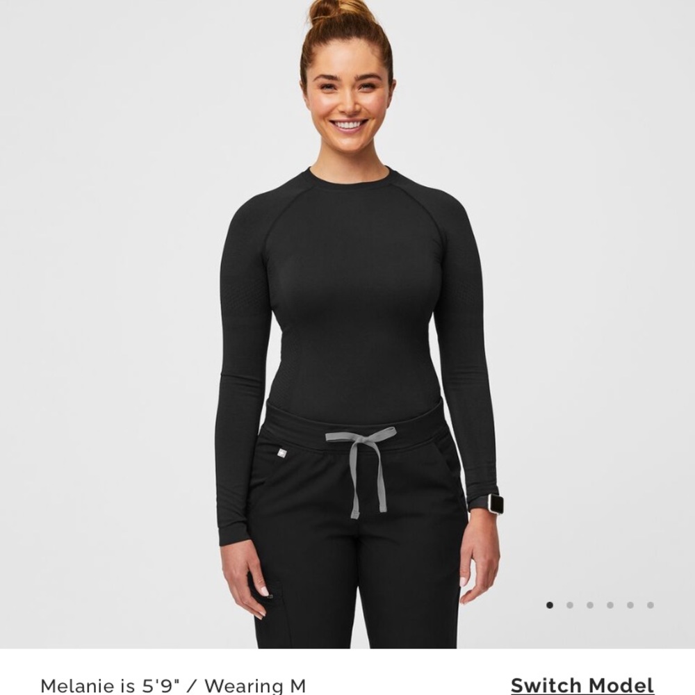 Figs salta seamless longsleeve underscrub